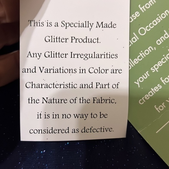 NWT blue sparkly dress  size 6 - Picture 7 of 9